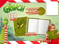 JOURNAL INTIME EN PELUCHE GRINCH